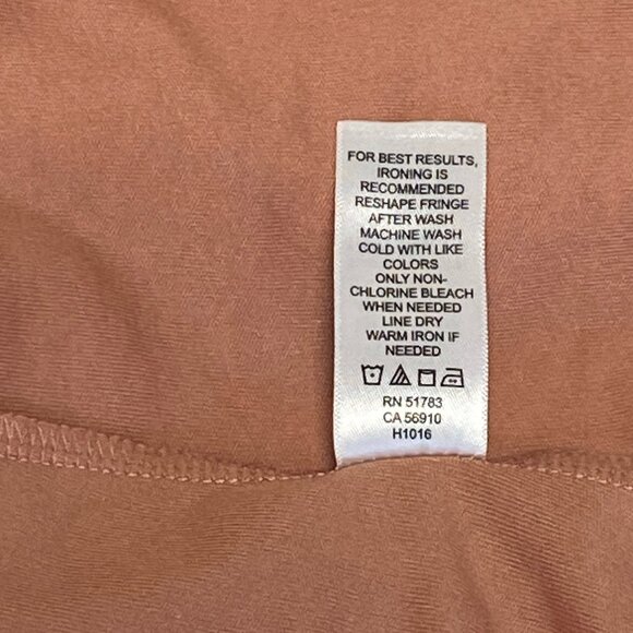 Maurices Ruffled 3/4 Sleeve V Neck Crochet Bodice Open Back Tie Crinkle Dress L - Picture 14 of 14